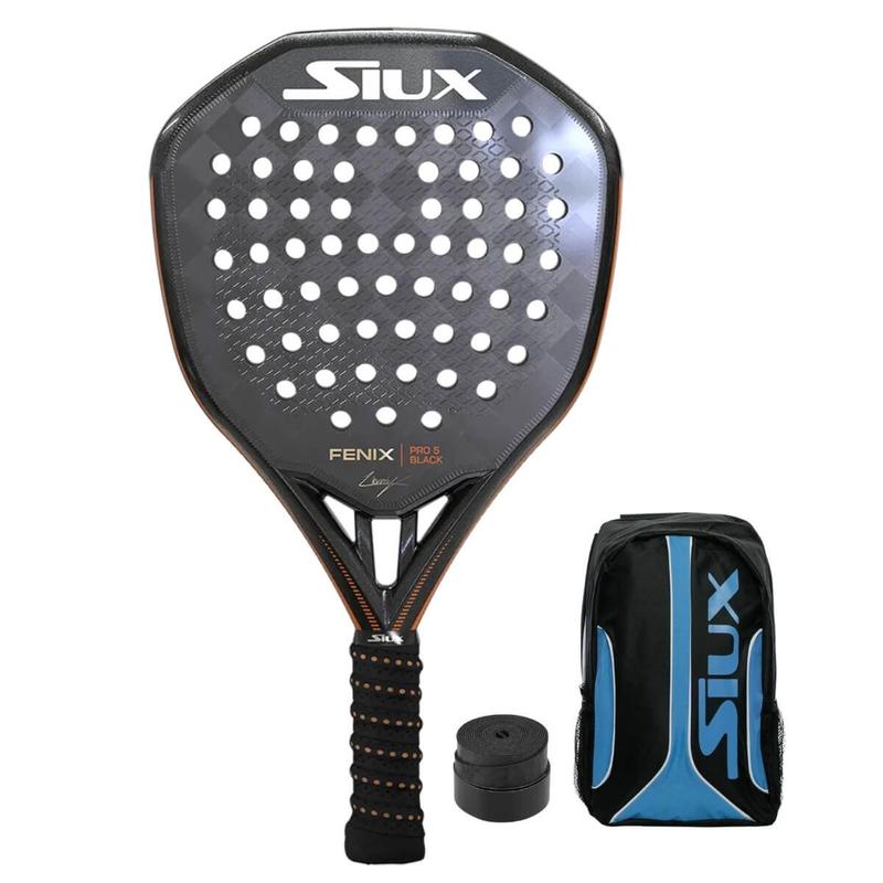 Raquete de Padel Siux Fenix Pro 5 Black 2025 - Leo Augsburger